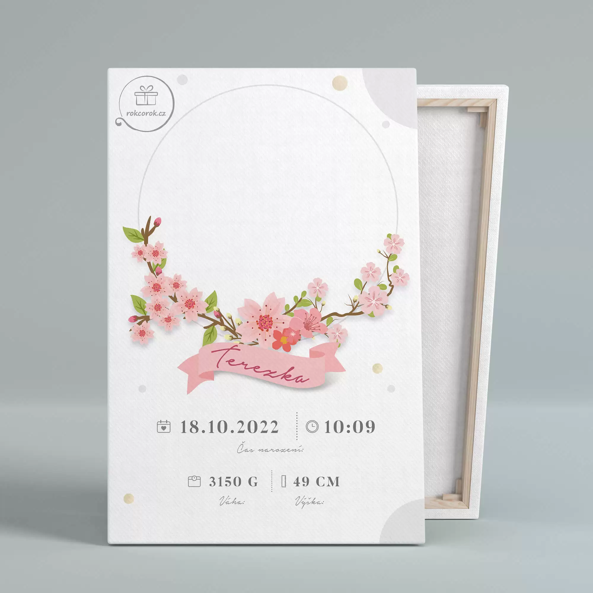 Plátno dětské otisky • Sakura - Obrázek 2