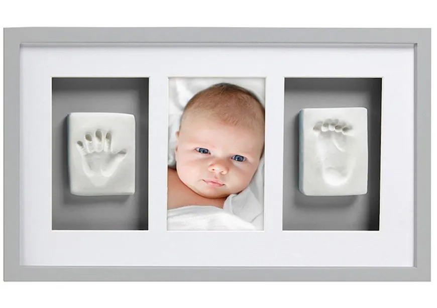 Pearhead • Nástěnný trojrámeček na otisk, šedý