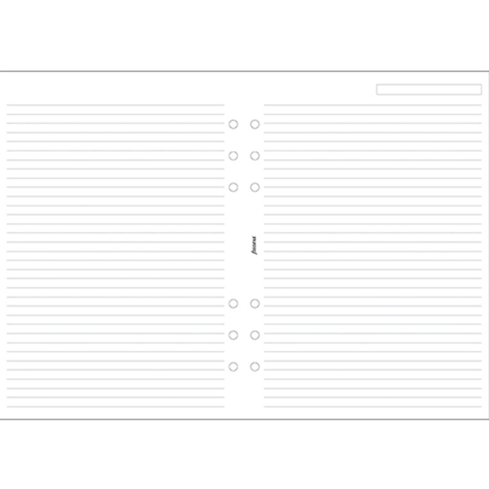 Filofax, Papíry pro diáře, linkované, A5, bílá
