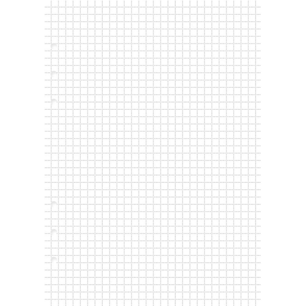 Filofax, Papíry pro Clipbook, čtverečkované, A5, bílá