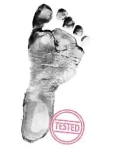 BABY DAB · barva na dětské otisky · TESTED